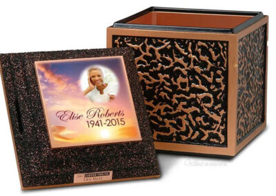 Copper Triune Urn Vault