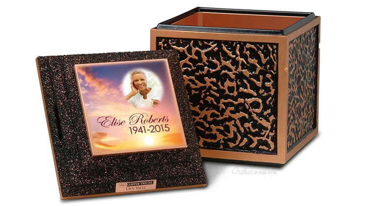 Copper Triune Urn Vault